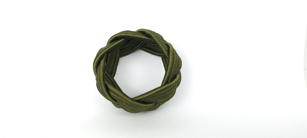 Khaki Rayon Napkin Ring, Sailor Napkin Ring, Turks Head Napkin Holder, Table Decor, Thanks Giving Day Dinner Decoration, Wedding Table Decor
