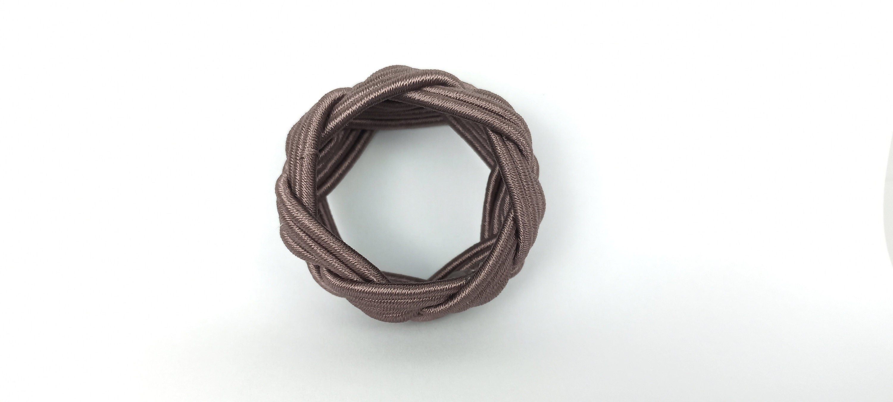 Damson Rayon Napkin Ring, Sailor Napkin Ring, Turks Head Napkin Holder, Table Decor, Thanksgiving Day Dinner Decoration, Wedding Table Decor