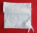 Personal Logo Embroidered Linen Pouch, Embroidered Linen Pouch, Custom Linen Pouch for Bread