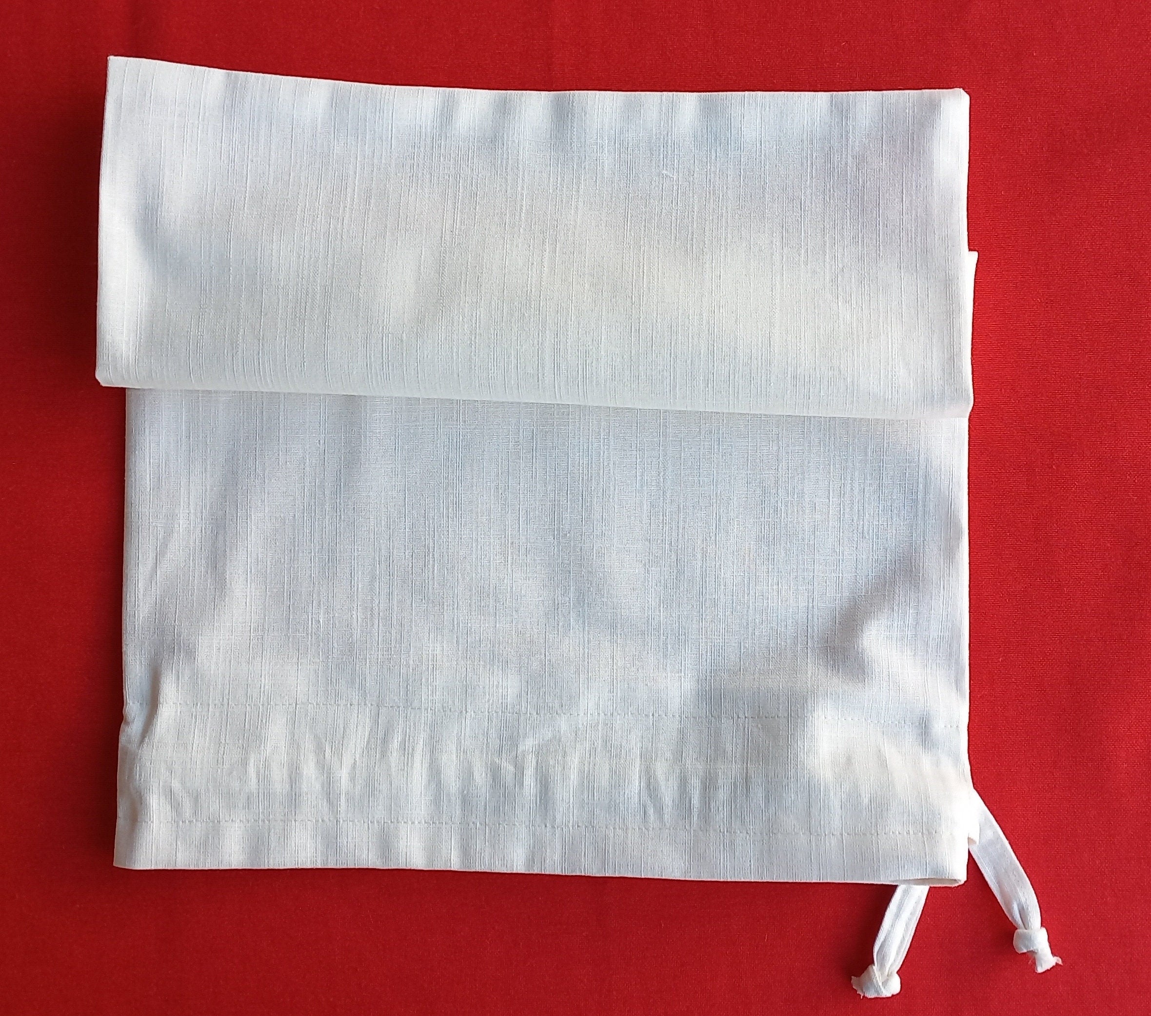 Personal Logo Embroidered Linen Pouch, Embroidered Linen Pouch, Custom Linen Pouch for Bread