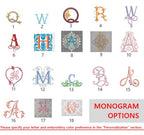 Monogrammed Linen Towel, Luxury Linen Towel with Initial Embroidery, Kitchen&Bathroom Towel, Housewarming Gift, Guest Towel, Linen Tea Towel