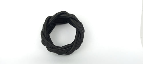 Black Rayon Napkin Ring, Sailor Napkin Ring, Turks Head Napkin Holder, Table Decor, Thanks Giving Day Dinner Decoration, Wedding Table Decor
