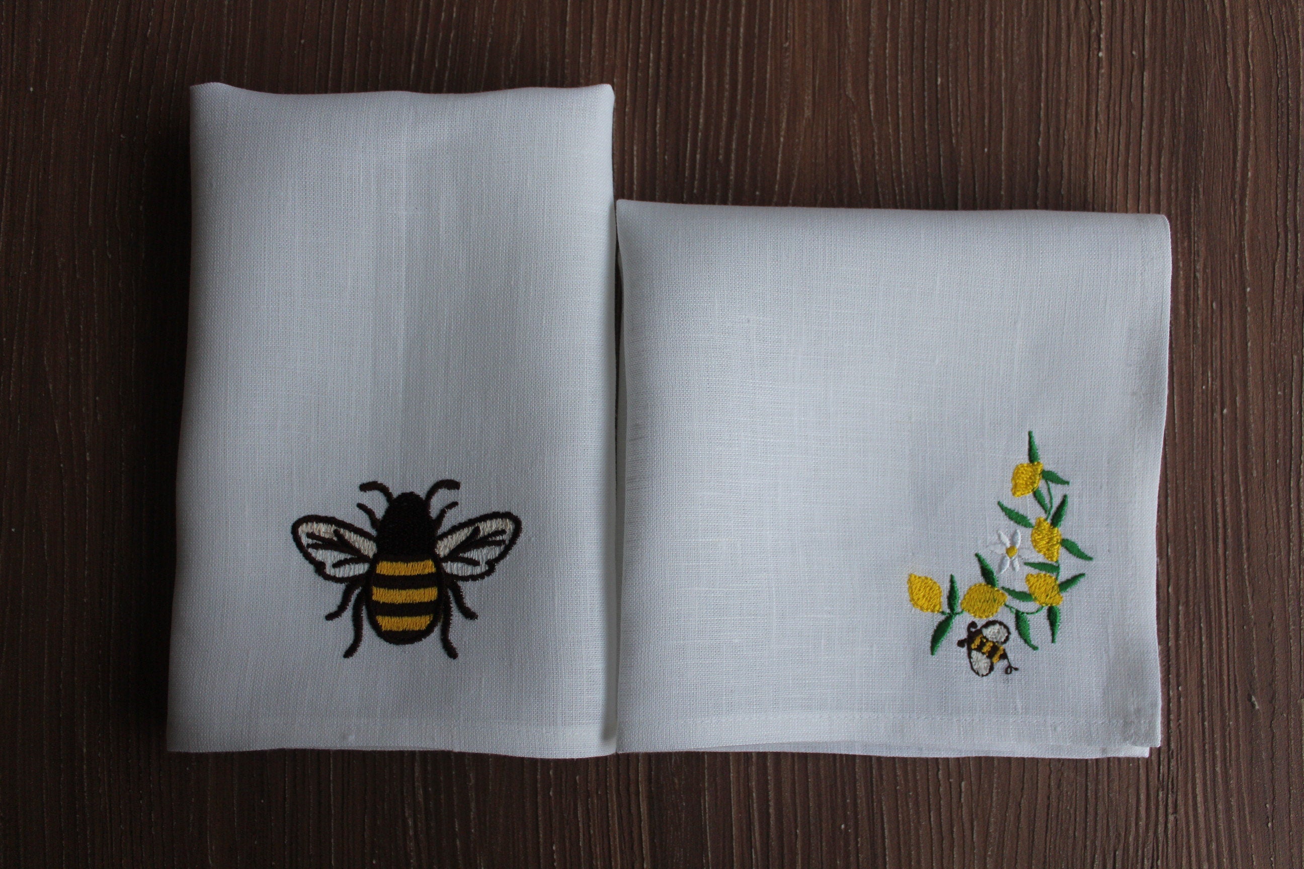 Embroidered Luxury Linen Handkercief, Personal Logo Embroidered Linen Handkies, Embroidered Linen Handkies for Bridal Shower, Custom Hanky