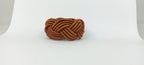 Brown Rayon Napkin Ring, File Sailor Napkin Ring, Turks Head Napkin Holder, Table Decor, Thanks Giving Day Dinner Decor, Wedding Table Decor