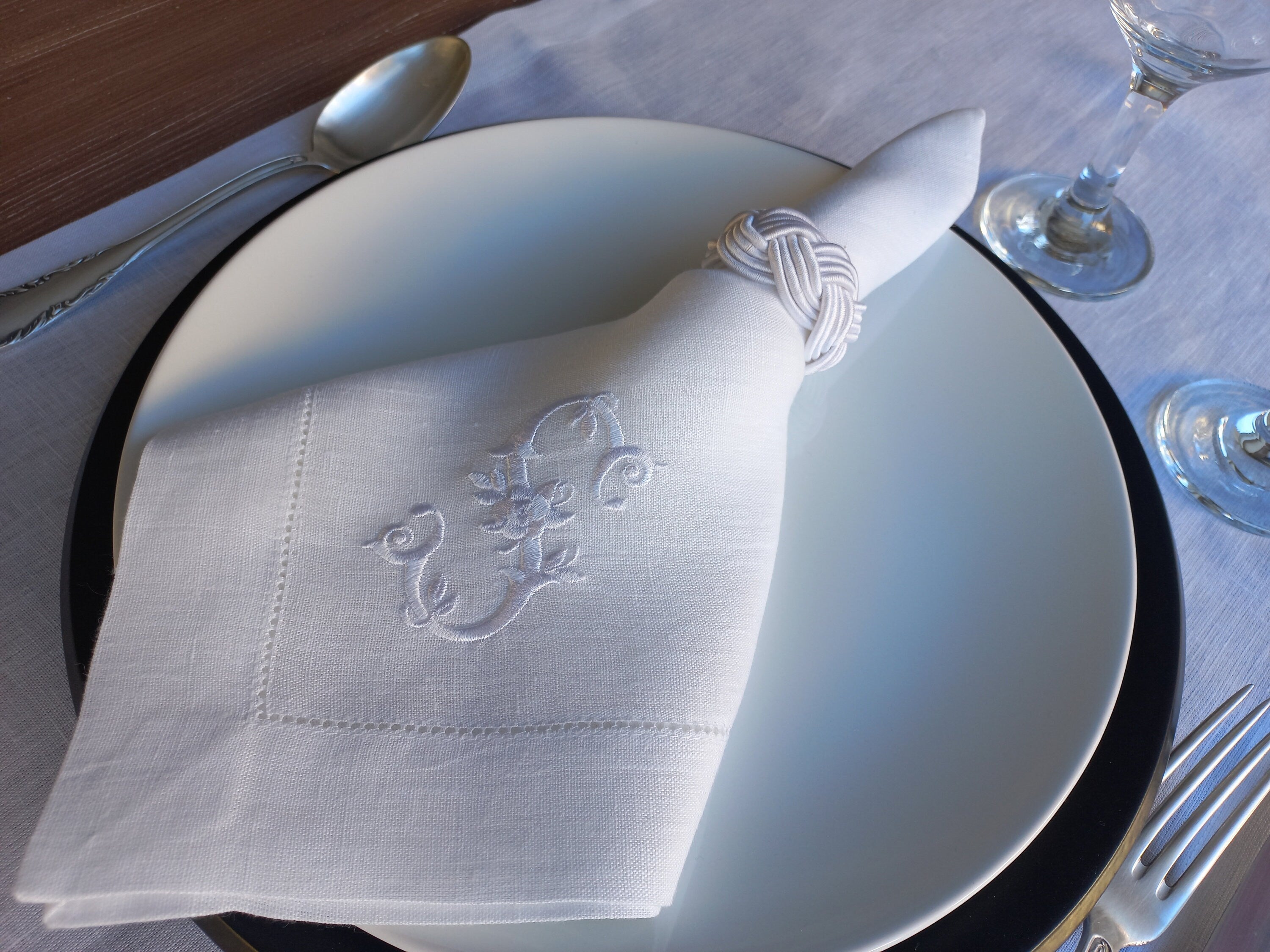 White Rayon Napkin Ring, Sailor Napkin Ring, Turks Head Napkin Holder, Table Decor, Thanks Giving Day Dinner Decoration, Wedding Table Decor