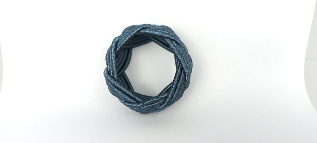 Oil Blue Rayon Napkin Ring, Sailor Napkin Ring, Turks Head Napkin Holder, Table Decor, Thanks Giving Day Dinner Decor, Wedding Table Decor