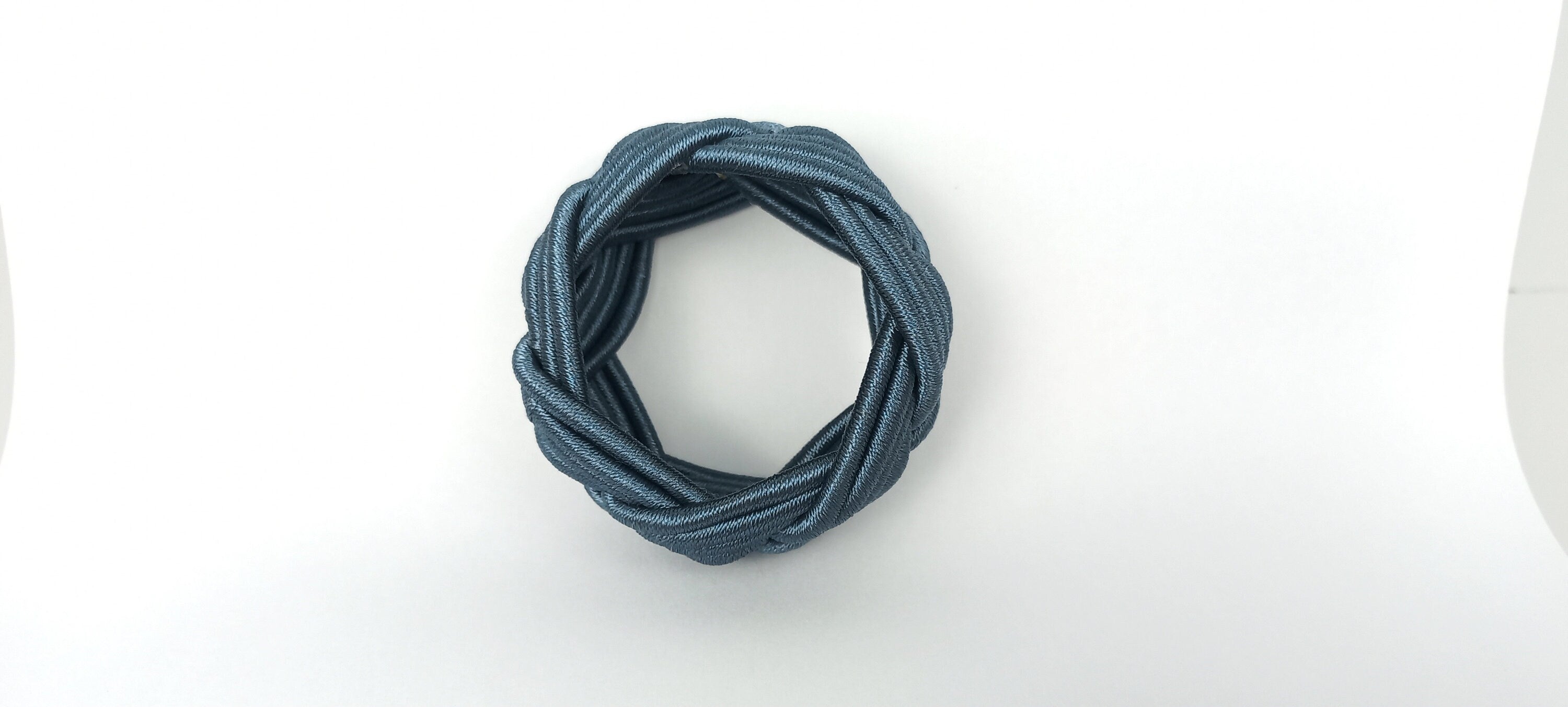 Oil Blue Rayon Napkin Ring, Sailor Napkin Ring, Turks Head Napkin Holder, Table Decor, Thanks Giving Day Dinner Decor, Wedding Table Decor