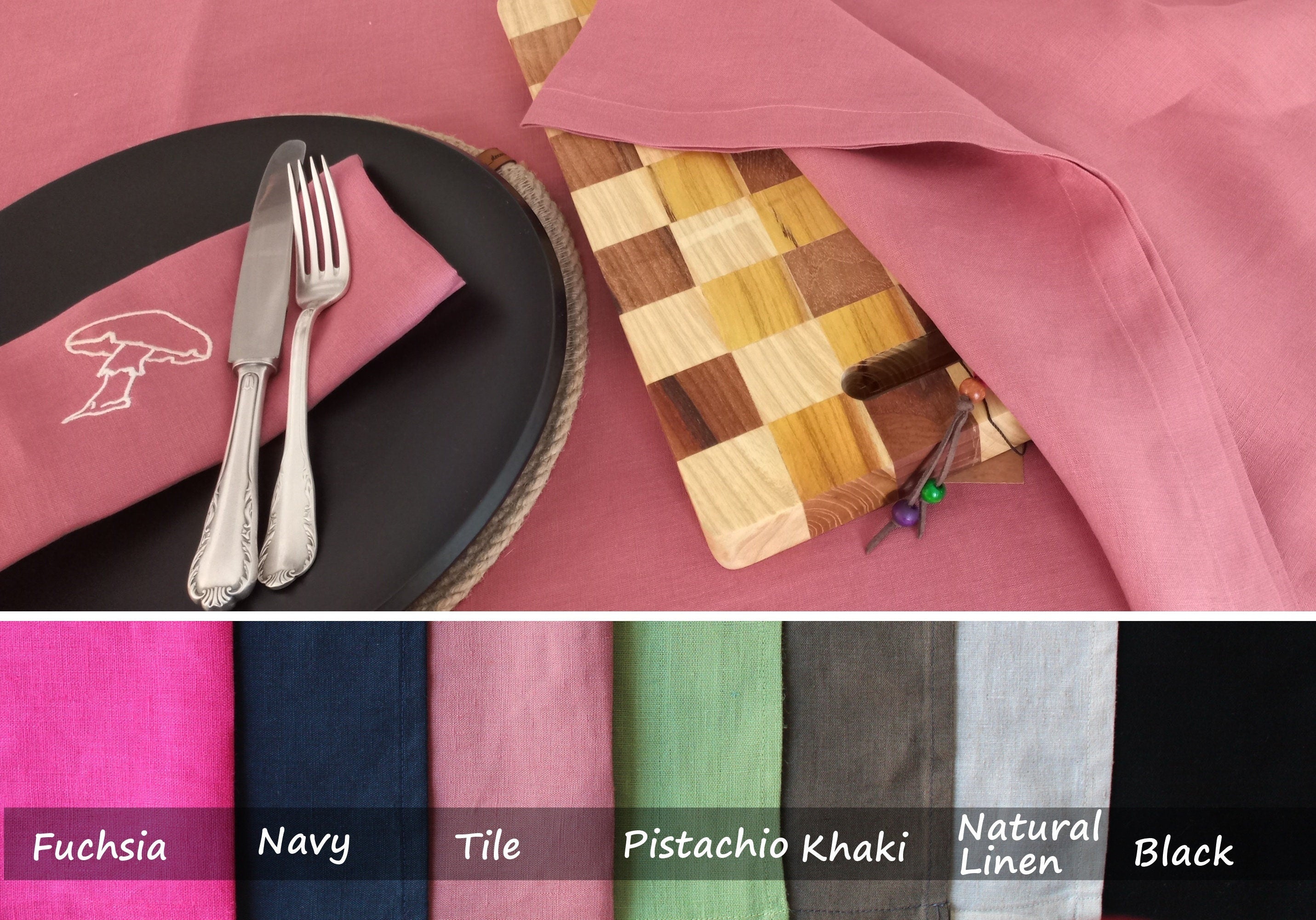 Easter Table Decor, Linen Tablecloth, Long Size Tablecloth, Perfect Mitered Linen Tablecloth, Various Color Tablecloth, Wedding Table Decor