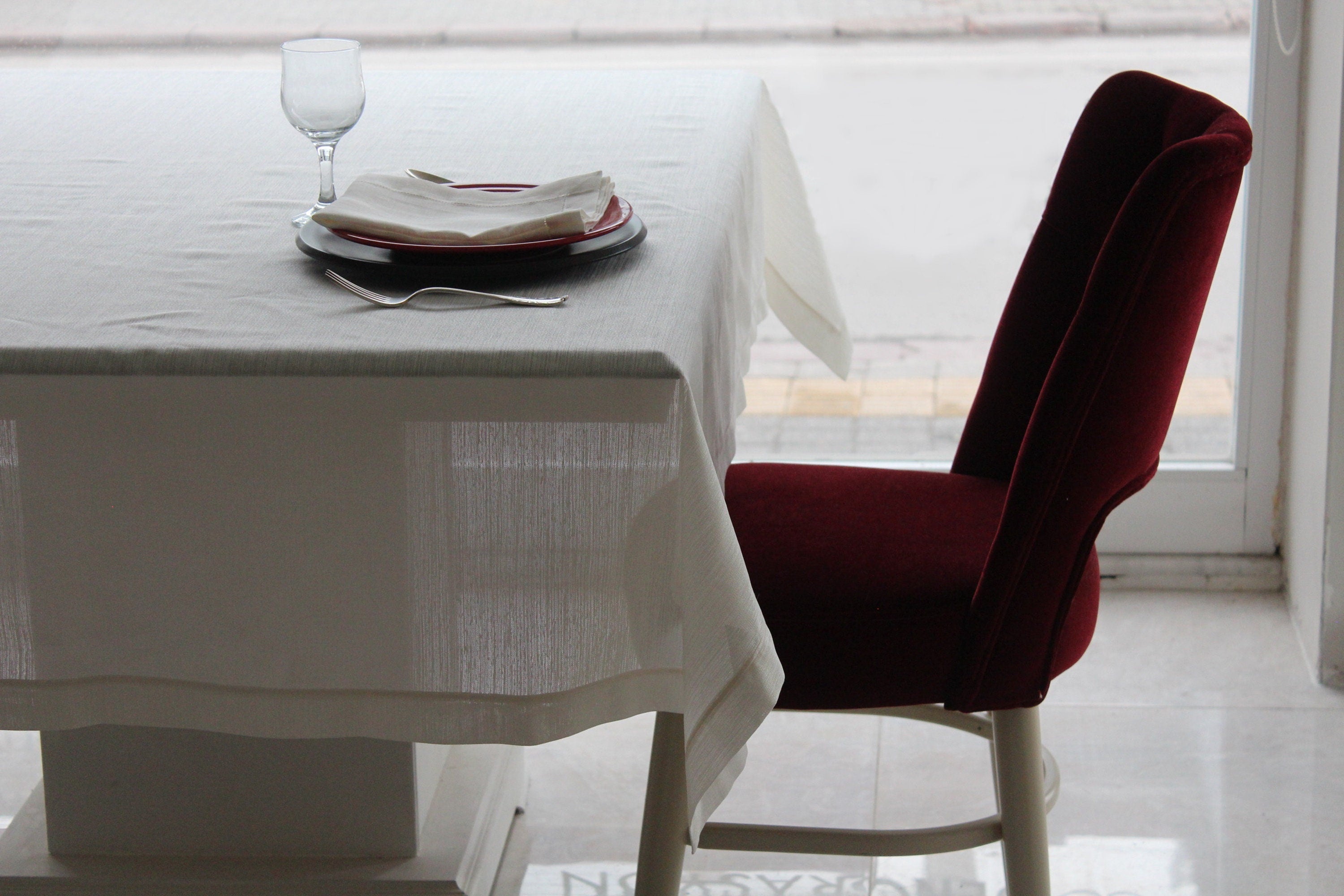 Luxury Tablecloth, Long Size Table Cover, Large Tablecloth, Long and Large Tablecloth, Big Size Tablecover, Housewarming Gift, Gift for Her