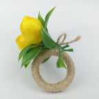 Lemon Napkin Ring, Lemon Napkin Holder, Citrus Table Decor, Artificial Lemon Napkin Ring, Wedding Table Decor, Housewarming Gift, Party Deco