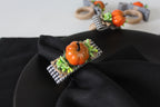 Pumpkin Napkin Ring, Pumpkin Napkin Holder, Halloween Table Decor, Halloween Party Decor, Artificial Pumpkin Napkin Ring, Housewarming Gift