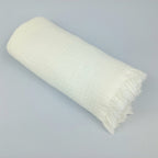 Muslin Baby Blanket, Baby Shower Gift, %100 Cotton 4 Layers Muslin Baby Swaddle, Ecru Gauze Baby Blanket, Newborn Gift, Cozy Toddler Blanket