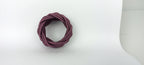 Purple Rayon Napkin Ring, Sailor Napkin Ring, Turks Head Napkin Holder, Table Decor, Thanksgiving Day Dinner Decoration, Wedding Table Decor
