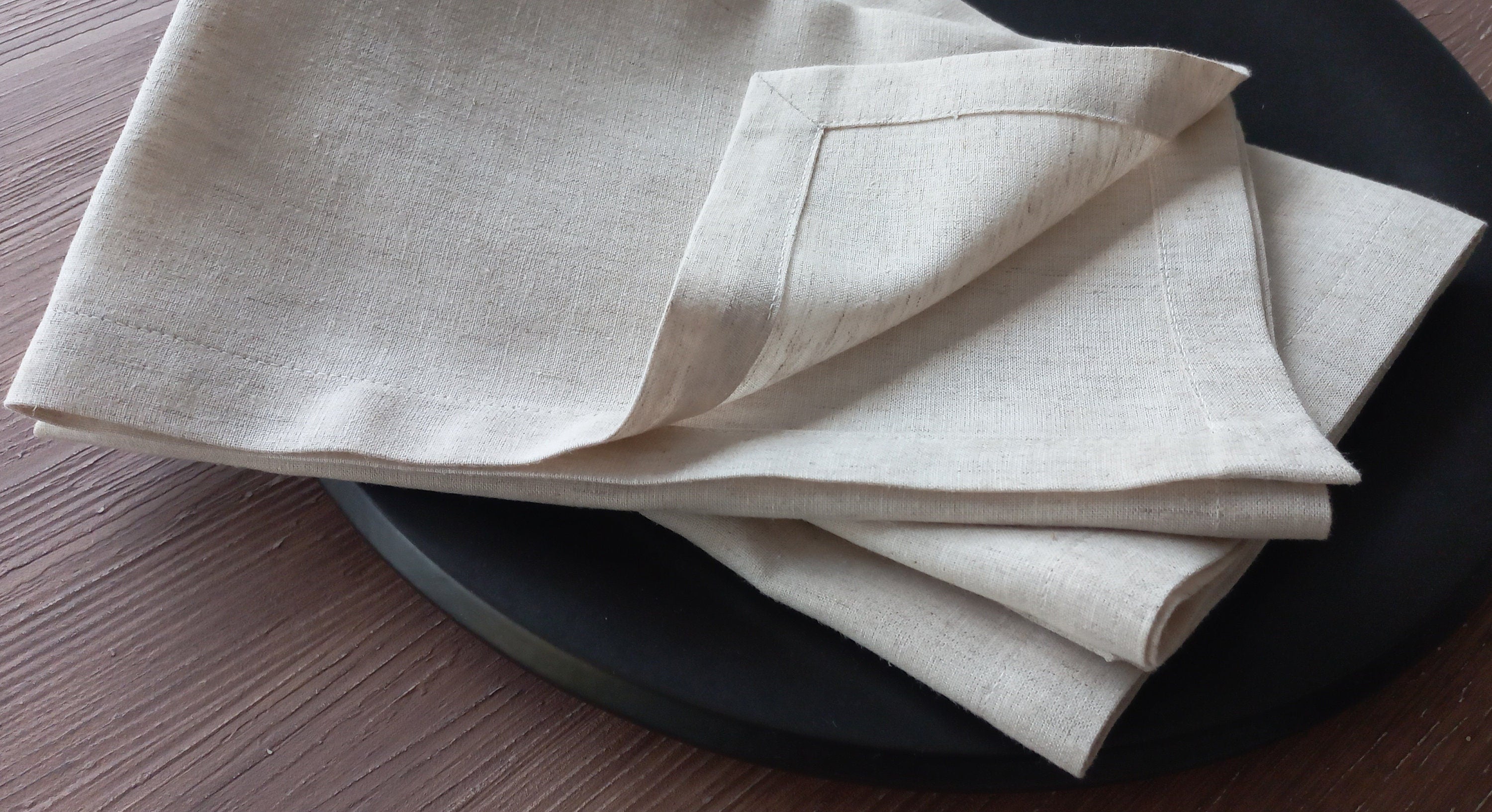 Set of 2 Linen Napkins, Linen Napkin with Perfect Mitered Corner, Easter Napkin, Linen Wedding Napkin, Napkins for Wedding, Various Colour
