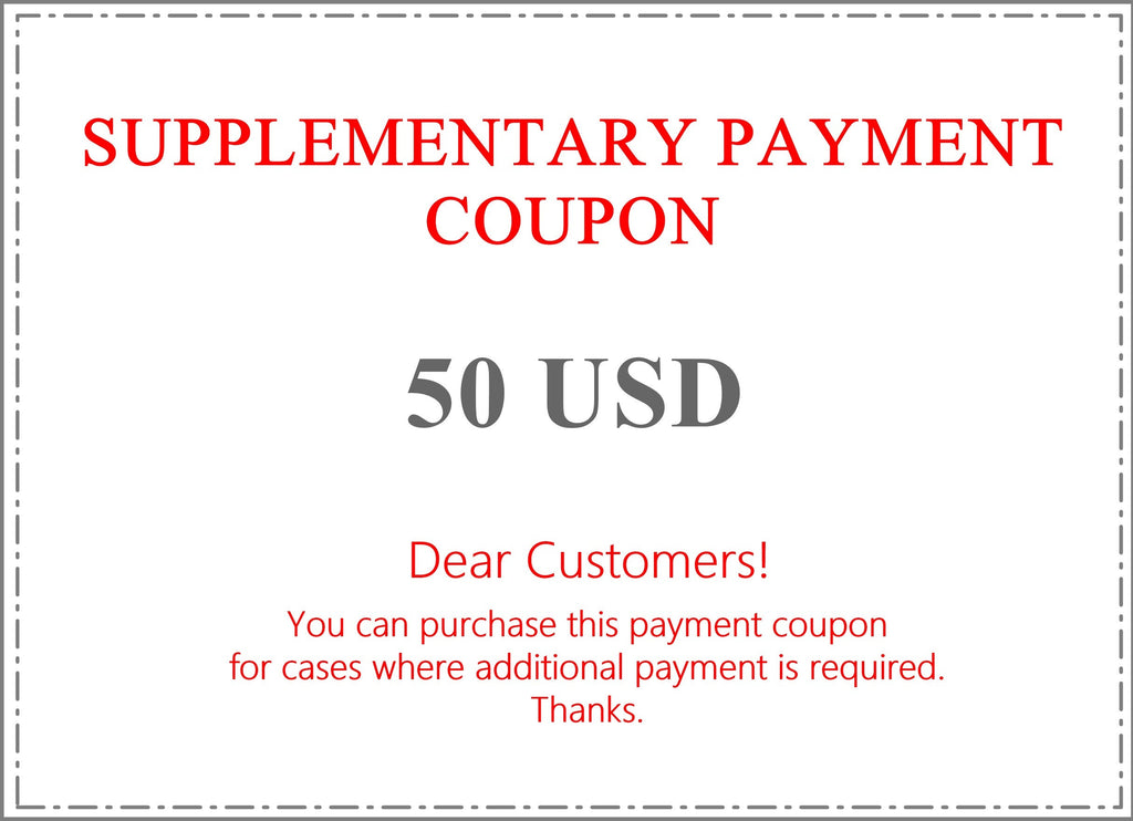 Supplemantary Payment Coupon