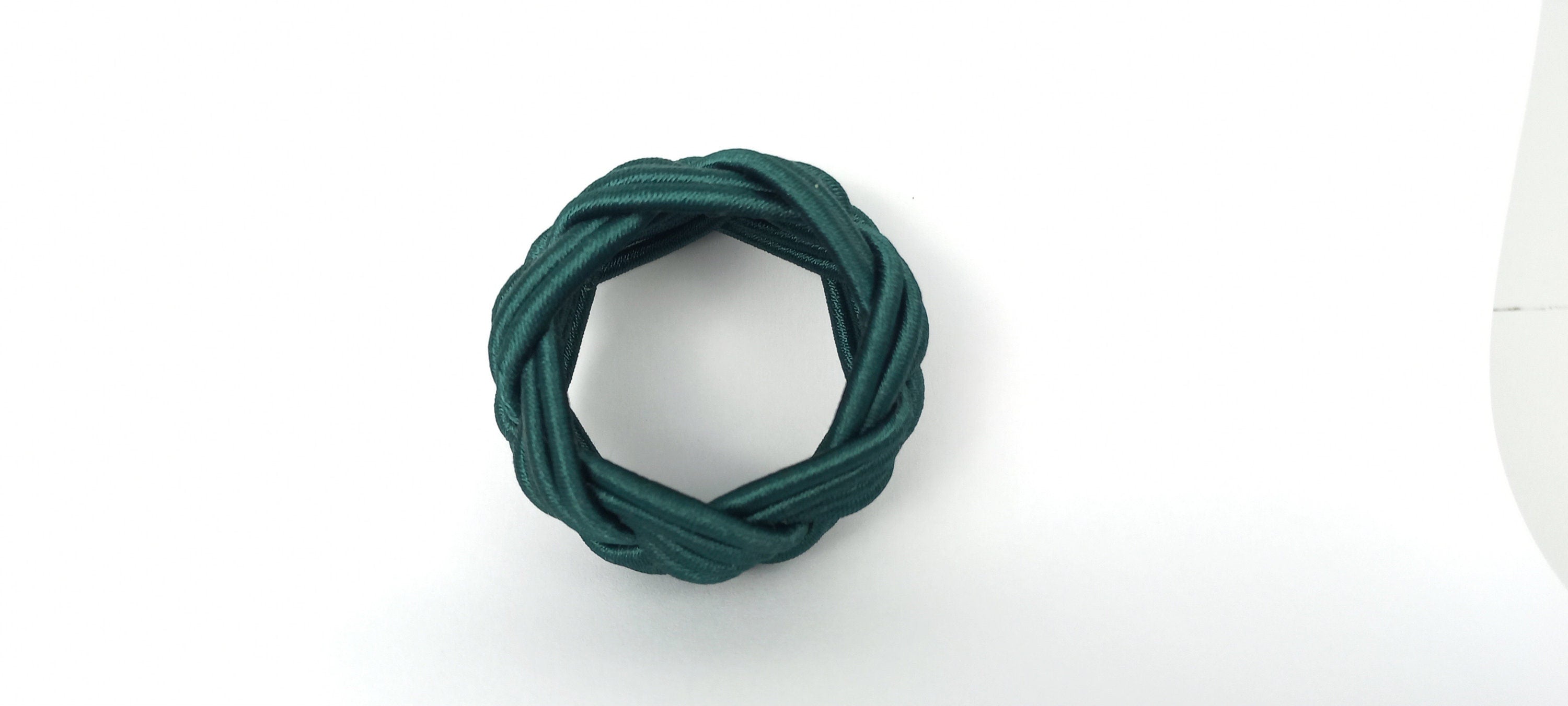 Duck Green Rayon Napkin Ring, Green Sailor Napkin Ring, Turks Head Napkin Holder, Table Decor, Thanks Giving Day Decor, Wedding Table Decor