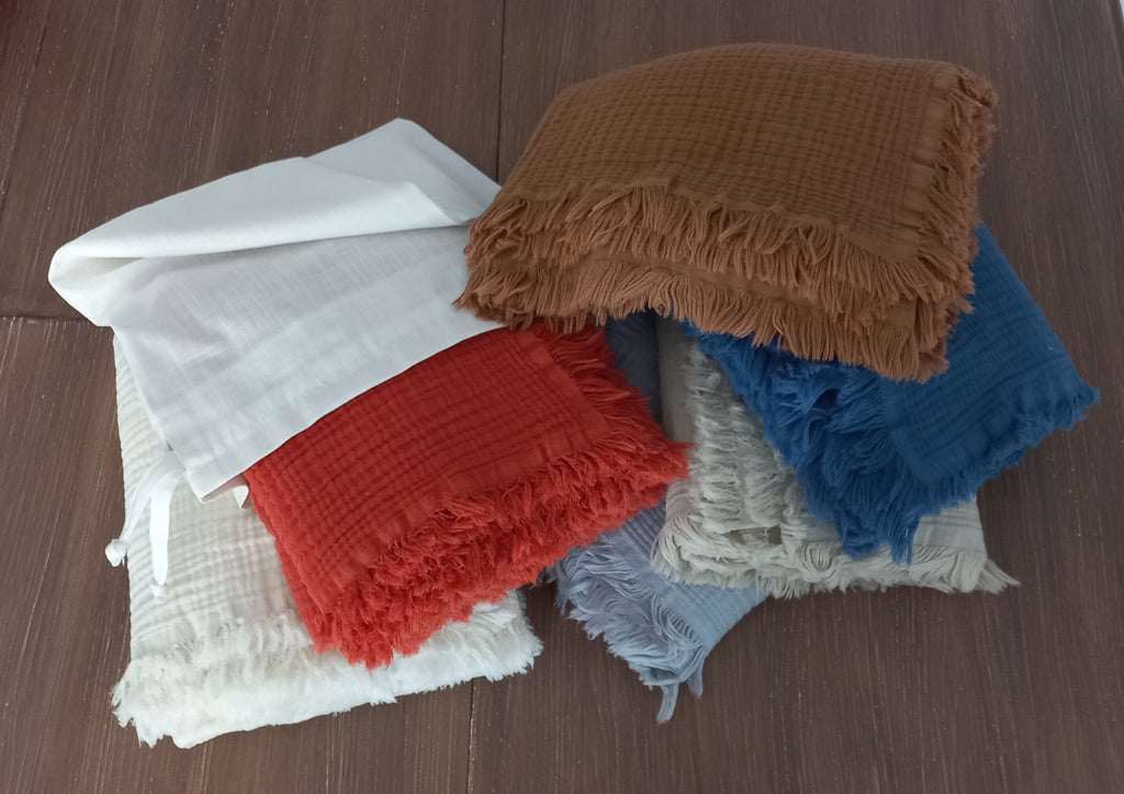 Personal Logo Embroidered Linen Pouch, Embroidered Linen Pouch, Custom Linen Pouch for Bread