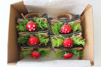 Mushroom Napkin Ring, Mushroom Napkin Holder, Christmas Table Decor, Mushroom Table Deco, Artificial Mushroom Napkin Ring, Housewarming Gift
