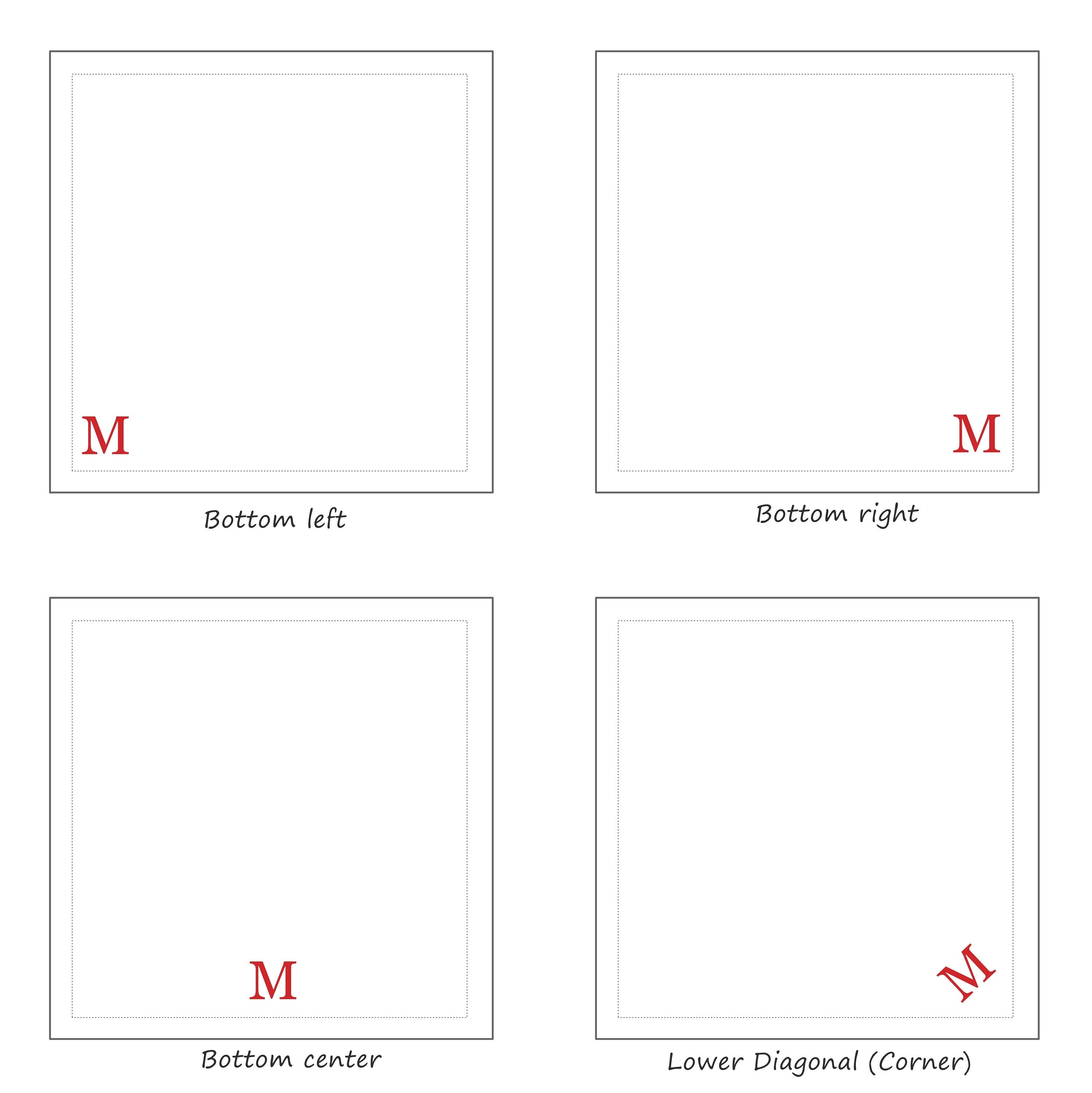 Interlocking Monogrammed Linen Napkin