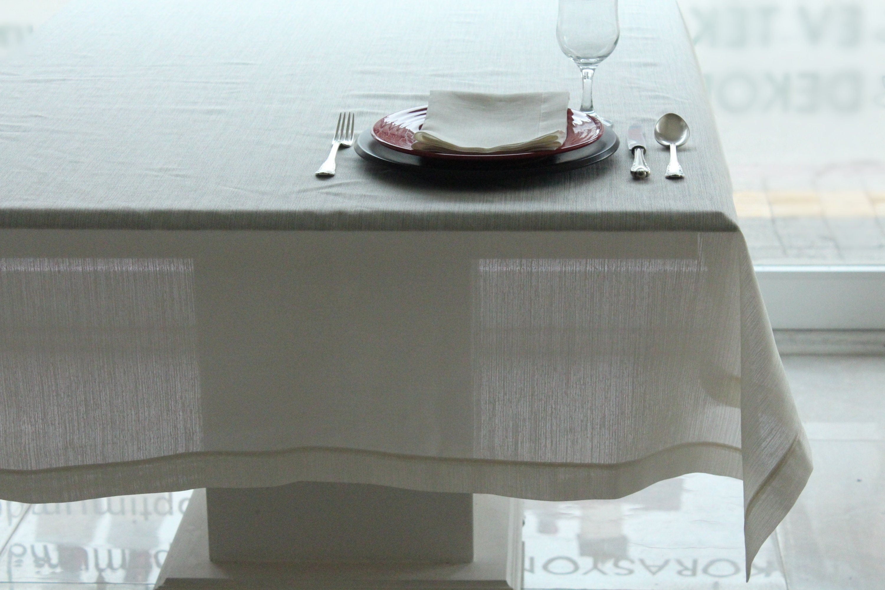 Luxury Tablecloth, Long Size Table Cover, Large Tablecloth, Long and Large Tablecloth, Big Size Tablecover, Housewarming Gift, Gift for Her