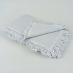 Muslin Baby Blanket, Baby Shower Gift, %100 Cotton 4 Layers Muslin Baby Swaddle, Ecru Gauze Baby Blanket, Newborn Gift, Cozy Toddler Blanket