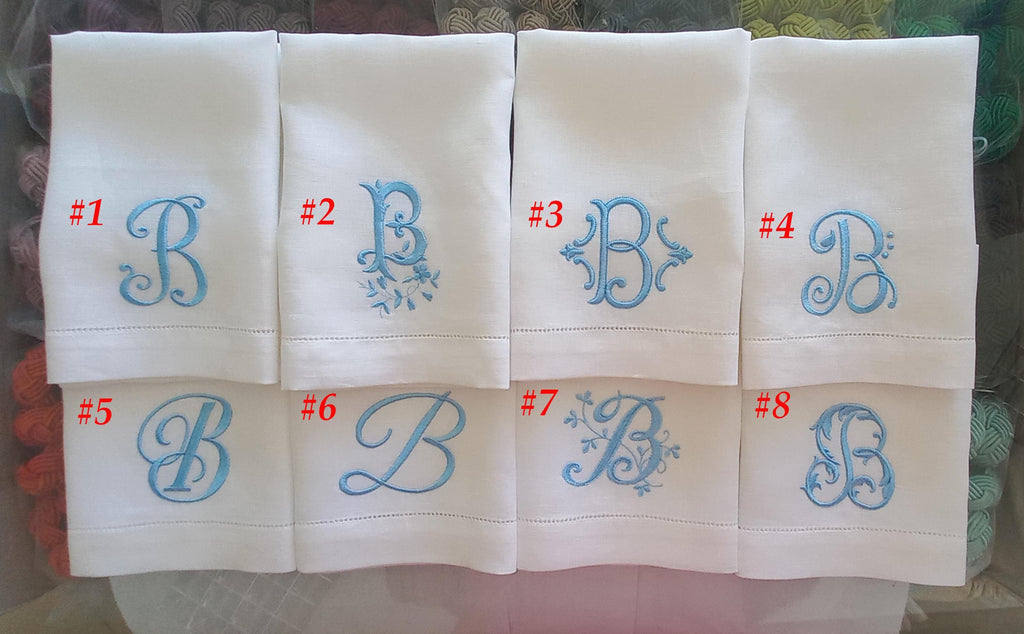 Custom Monogrammed Wedding Napkin