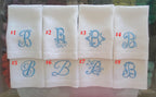 Custom Monogrammed Wedding Napkin