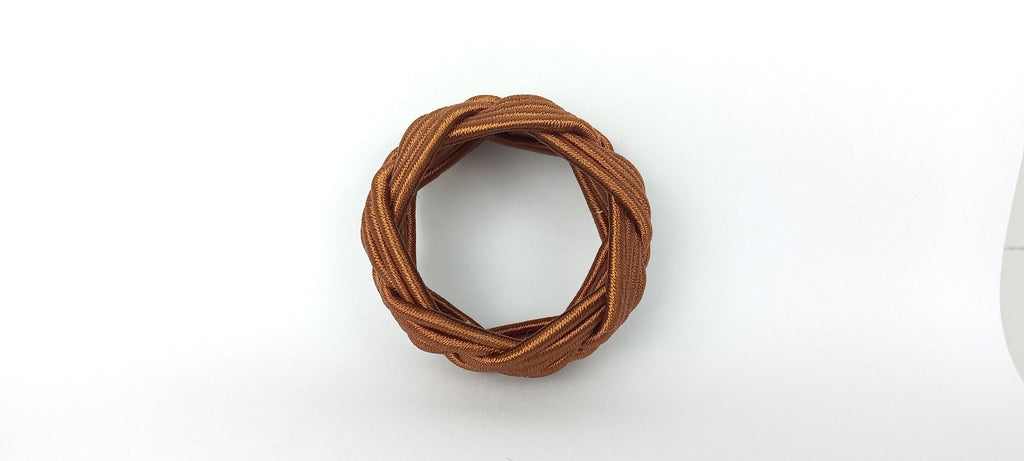 Brown Rayon Napkin Ring, File Sailor Napkin Ring, Turks Head Napkin Holder, Table Decor, Thanks Giving Day Dinner Decor, Wedding Table Decor