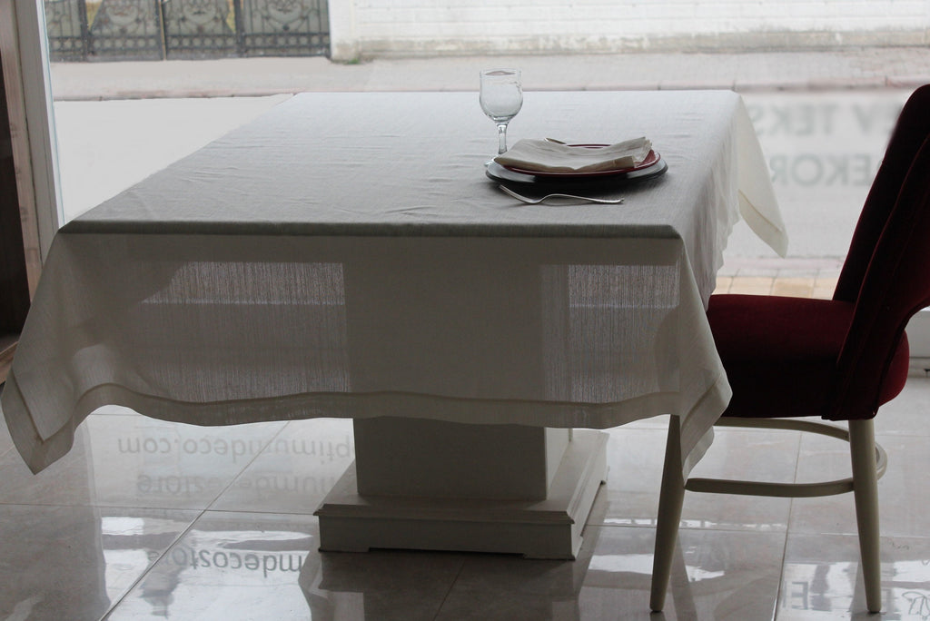 Luxury Tablecloth, Long Size Table Cover, Large Tablecloth, Long and Large Tablecloth, Big Size Tablecover, Housewarming Gift, Gift for Her