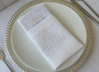 Custom Luxury Pocket Napkins, Pocket Wedding Napkins for Wedding Dinner or Events, Monogrammed Wedding Napkin, Personalized Linen Napkin,