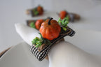 Pumpkin Napkin Ring, Pumpkin Napkin Holder, Halloween Table Decor, Halloween Party Decor, Artificial Pumpkin Napkin Ring, Housewarming Gift