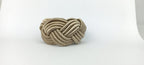 Oatmeal Rayon Napkin Ring, Oyster Sailor Napkin Ring, Turks Head Napkin Holder, Table Decor, Thanks Giving Day Decor, Wedding Table Decor