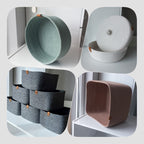 Cotton Rope Woven Basket, Handmade Storage Basket, Cotton Rope Oval Bowl, Cotton Rope Kitchen Decor, Housewarming Gift, Cotton Rope Decor