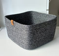 Bulk Order Cotton Woven Basket, Handmade Square Storage Basket, Cotton Rope Organizer, Cotton Rope Kitchen Decor, Boho Housewarming Gift