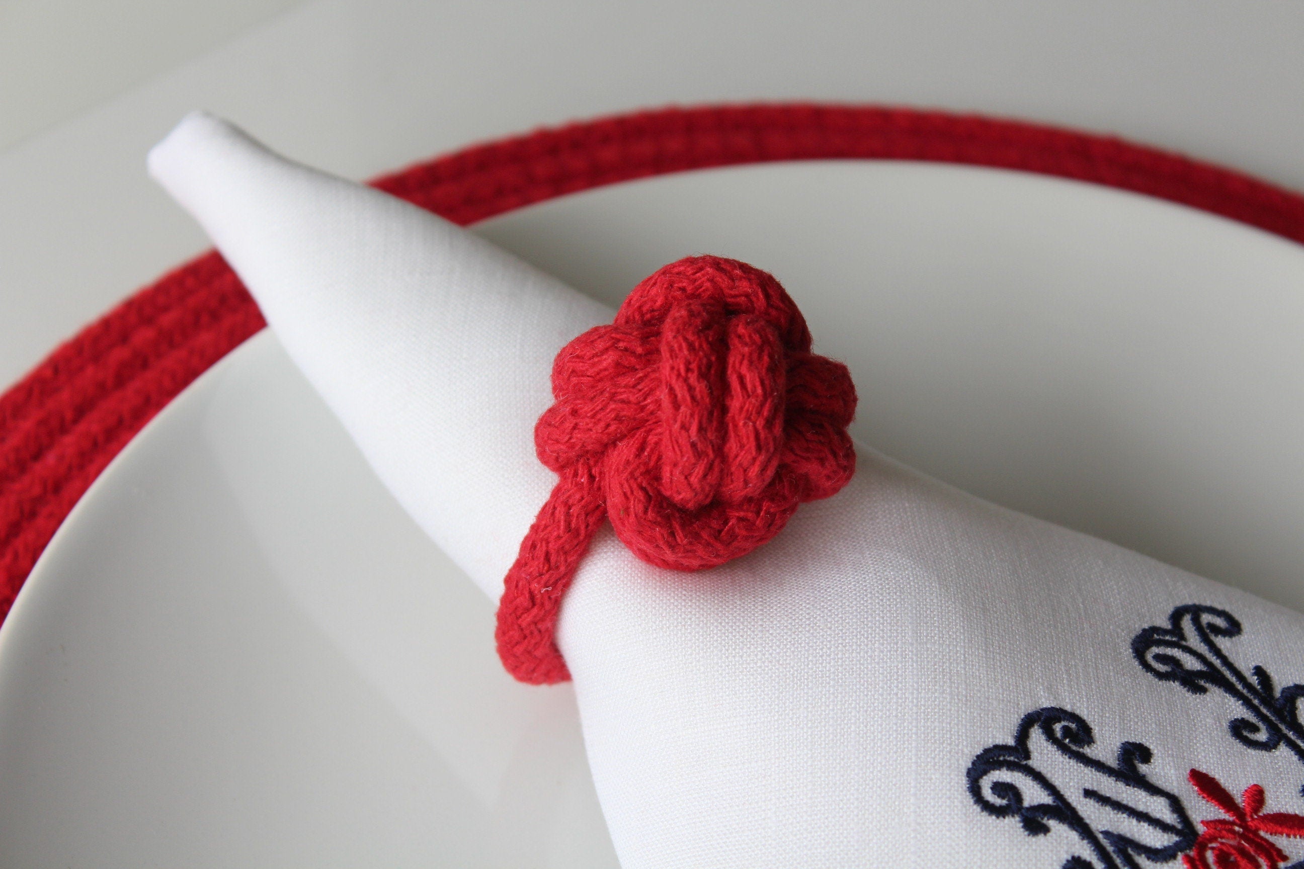 Cotton Rope Placemat for Halloween Table Decor, Handmade Cotton Rope Placemat Coaster, Orange Rope Placemat, Handmade Placemat Set for Gift