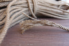 6mm Unprocessed Jute, 100% Natural Jute Hessian Rope, Organic Jute Rope, Jute Cord Yarn, Raw Jute Bondage Rope, Handmade JutRope