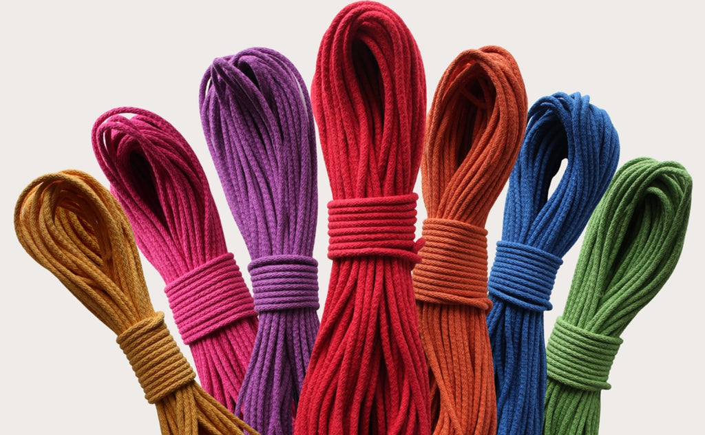 6mm Organic Tress DIY Yarn, otton Cord, Braided Cotton Rope for Sewing, Cotton Yarn for Basket, Tress Rope, CBoho Basket Yarn, Sewing Thread